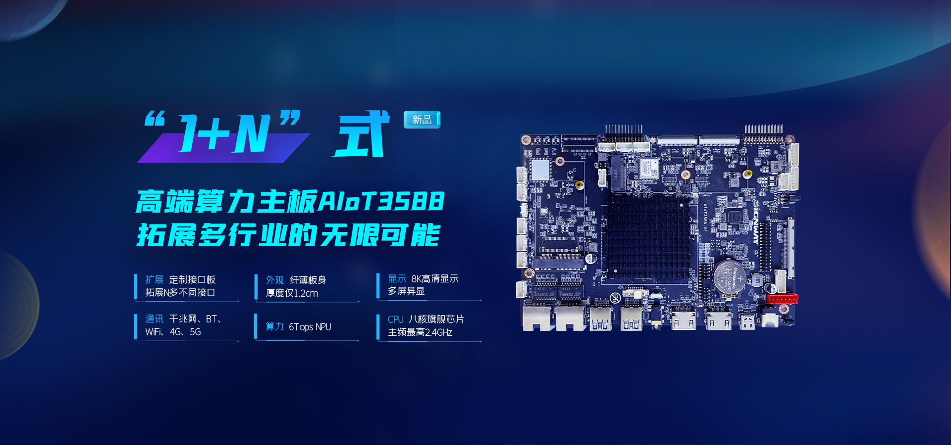 AIoT3588多媒體網(wǎng)絡(luò)播放-液晶驅(qū)動一體板